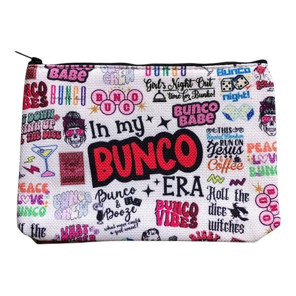 GJTIM Bunco Player Multi-Functional Bunco Make Up Bag Zip Pouch Hostess Gift - Picture 6 of 6